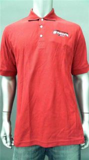 Greg Norman Golf Play Dry Mens 2XL Cotton Short Sleeve Polo Shirt Red