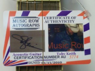 Toby Keith Signed Autograph Fender Guitar One of A Kind Laser Engraved