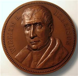 1886 William Henry Harrison Presidential Medal