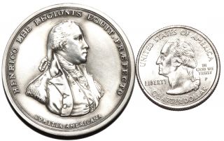 Major Henry Lee Silver Toned Medal Robert E Lees Father 