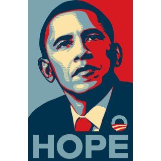 Printed Obama Hope color political election 2012 Barack