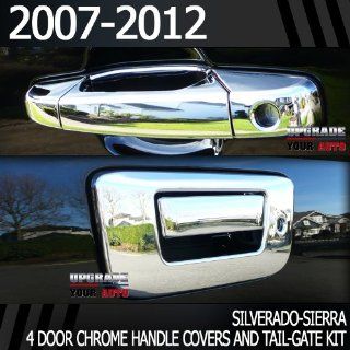 2007 2013 Chevy Avalanche Chrome Door Handles + Chrome Tail Gate
