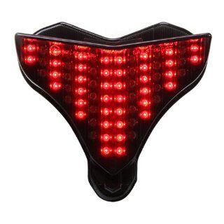 2009 2013 Yamaha YZF R1 Integrated Sequential LED Tail Lights Smoked