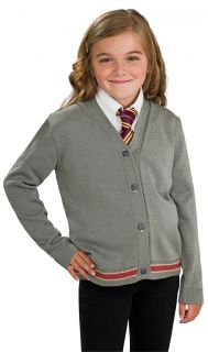 Harry Potter Hermione Sweater Cardigan & Tie Costume Set Child