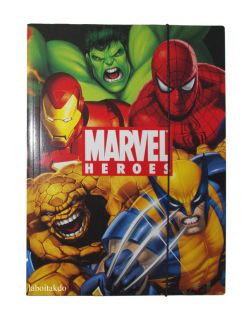 Chemise À Rabats Marvel Heroes Pochette A4 À Élastique Voitures