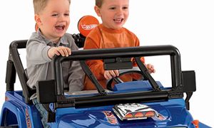 Pick up your best friend and go on an adventure in the Power Wheels