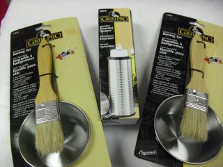 Two Grill Pro Basting Sets One Grill Pro Gourmet Sprayer