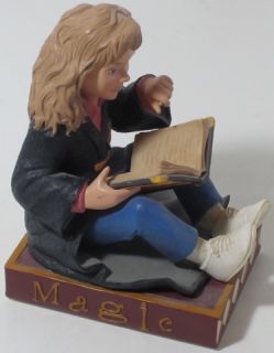 2000 Enesco Set of 2 HARRY POTTER And HERMIONE GRANGER BOOKENDS