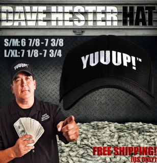 Official Dave Hester yuuup Hat as Seen on Storage Wars