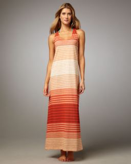 Joie a la Plage Belina Striped Maxi Coverup   