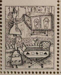 XSCARCE~ Czechoslovakia X Anniversary Children of LIDICE ~9 Stamp