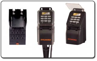 Sylvania SA220 15 Amp Zip Set Digital Outdoor Timer with