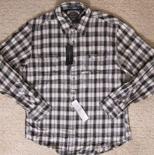 Tommy Hilfiger Premium Plaid Shirt Mens L XL $49 99
