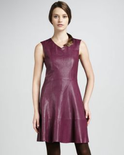 T5FH2 Nanette Lepore Fantasy Leather Dress