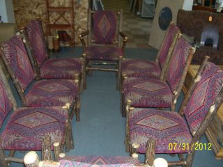  Old Hickory Brand Dining Chairs