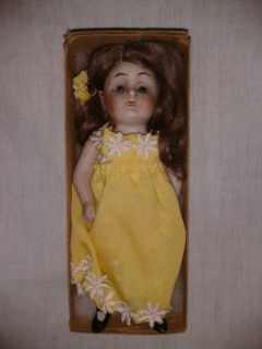 JDK Kestner Sleepy Eye Prize Baby All Bisque Doll #208 Germany Pre