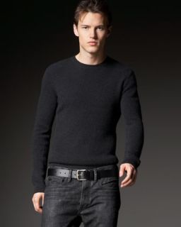 Ralph Lauren Black Label Cashmere Thermal Sweater   