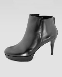 Stuart Weitzman Swell Calfskin Platform Bootie   