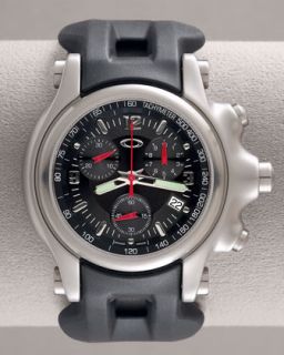 Oakley M3 Chronograph Watch, Black Dial   