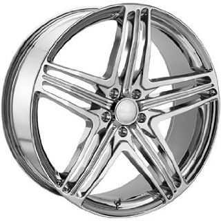 Menzari Z12 22x8.5 Chrome Wheel / Rim 5x115 with a 35mm Offset and a