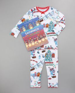 Books To Bed Girl 12 Days of Christmas Pajamas and Book Set   Neiman