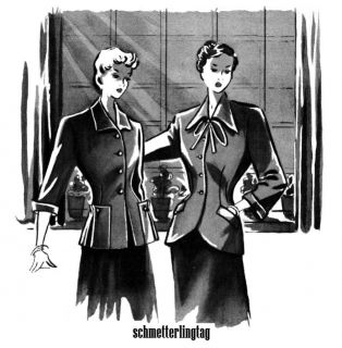 1940s 40s Haslam Draft Pattern Making Book #8 (Sewing Drafting) Dress