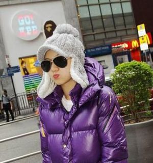 2013 Warm Hi Korean Fashion Beanies Gangnam Style Knit Ski Flying Hat