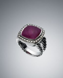 David Yurman 14mm Ruby Moonlight Ice Ring   