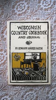  Country Cookbook and Journal Edward Harris Heth * Vintage Recipe Book