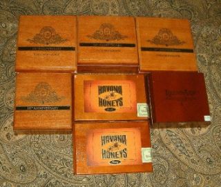  brown glossy wooden cigar boxes from perdomo havana honey s and more