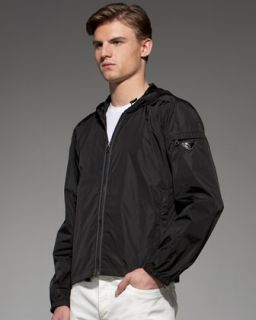 Prada Hooded Jacket, Black   