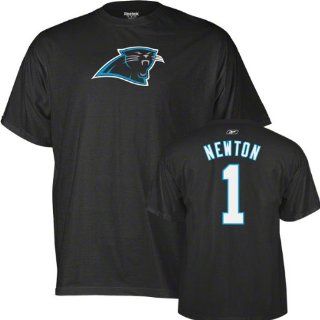 Reebok Carolina Panthers Cam Newton Name & Number T Shirt