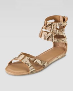 Back Zip Sandal  