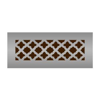Architectural Grille W214812 AS Satin Aluminum 214 8 x 12 Gothic 1 1