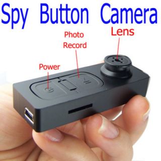 Mini Pinhole Button Camera DVR Recorder Hidden Camera