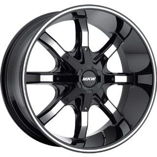 MKW Offroad M81 20 Black Wheel / Rim 8x180 with a 10mm Offset and a