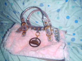 Paris Hilton cotton candy pink starlet purse