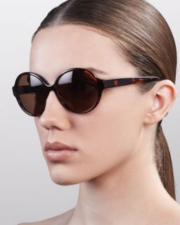 D0CQF Barton Perreira Bouvier Oversized Rounded Sunglasses, Spanish