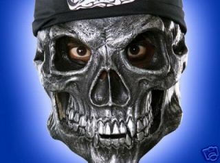 Road Rage Biker Skull Heavy Metal Vinyl Mask