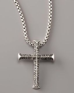 Stephen Webster Oxidized Cross Necklace   