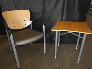 Haworth Brand Improv Model Side Chair with Matching Table Included