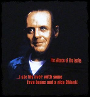The Silence of the Lambs   Hannibal Lecter portrait t shirt   Official