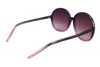 Vintage Women Large Round Purple Hippie Sunglasses 1245