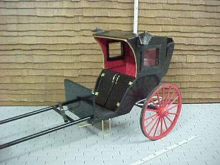 Hansom Cab Handcrafted Dollhouse Miniature
