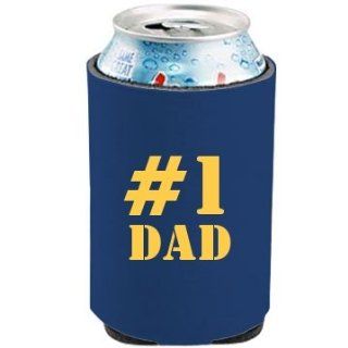 Number One Dad Custom KOOZIE Can Cooler Patio, Lawn