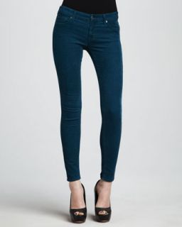 For All Mankind Skinny Peacock Luxe Corduroy Pants   