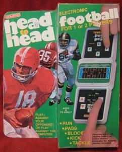 Coleco Head to Head Football Game 1979 Edition Boxed
