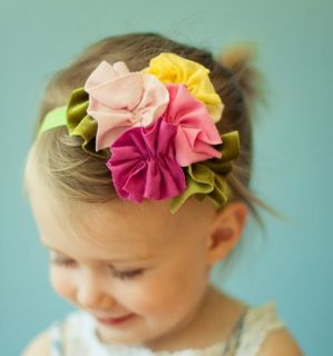  Kid Girl Child Infant Baby Flower Headband headwrap hairband hair bow