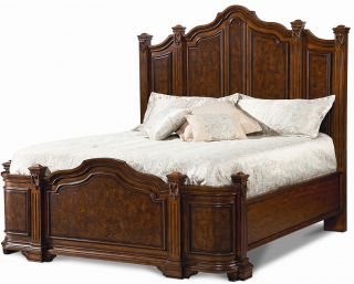 king size panel wood bed bring regal style into your home with this