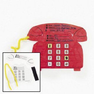 Color Your Own Emergency Phone Number Cutouts   Crafts for